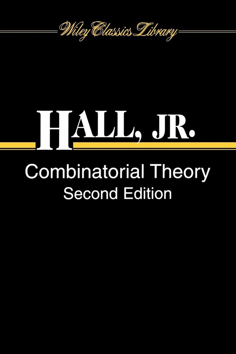 Combinatorial Theory 1