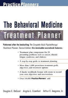 Douglas E. DeGood, Angela L. Crawford, David J. Berghuis, Douglas E. Degood, Jr. Jongsma, Arthur E., Douglas E Degood, Angela L Crawford, David J Berghuis - Behavioral Medicine Treatment Planner, Häftad