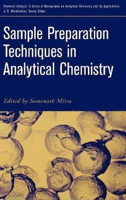 Sample Preparation Techniques in Analytical Chemistry 1