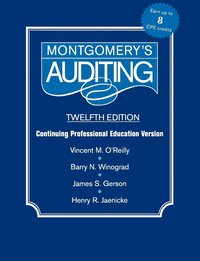 bokomslag Montgomery Auditing Continuing Professional Education