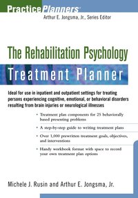 bokomslag The Rehabilitation Psychology Treatment Planner