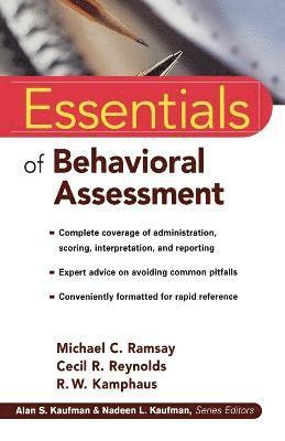 Essentials of Behavioral Assessment 1