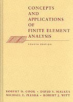 bokomslag Concepts and Applications of Finite Element Analysis