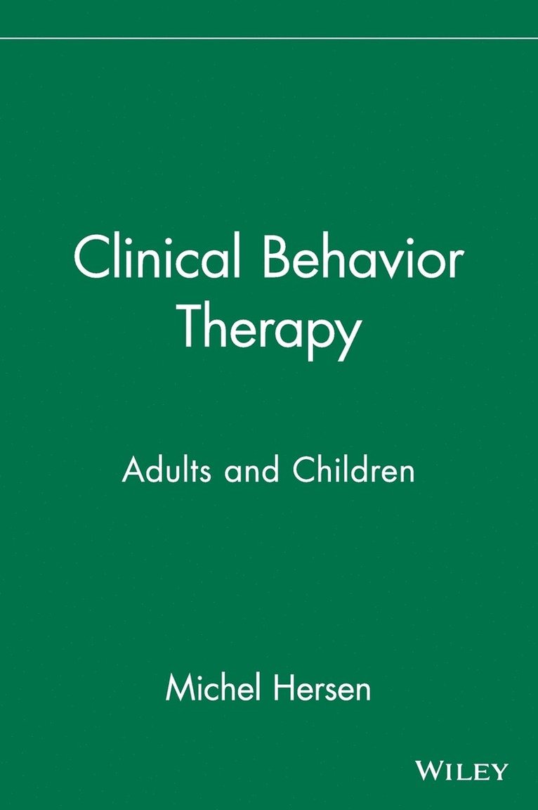 Clinical Behavior Therapy 1