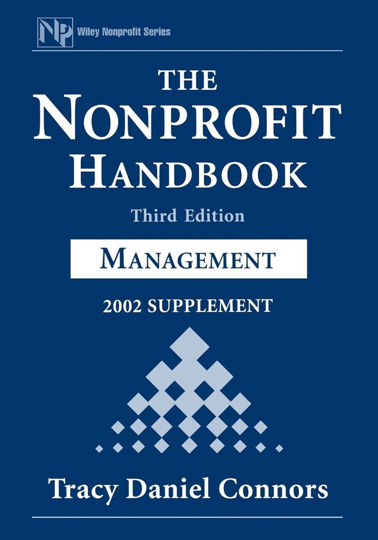 The Nonprofit Handbook, 2002 Supplement 1