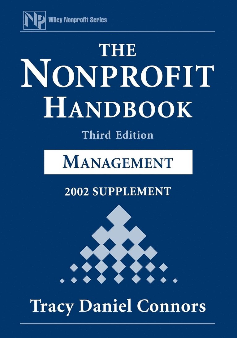 Nonprofit Handbook, 2002 Supplement
