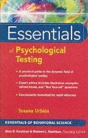 bokomslag Essentials of Psychological Testing