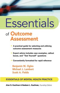 bokomslag Essentials of Outcome Assessment