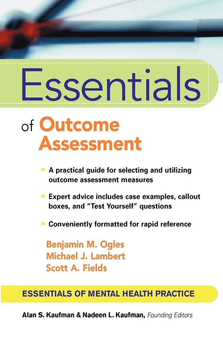 Essentials of Outcome Assessment 1