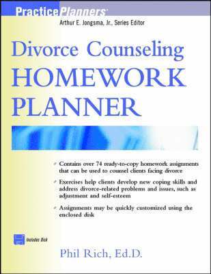 Divorce Counseling Homework Planner