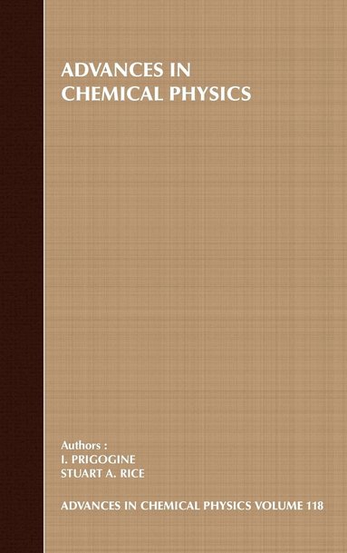 bokomslag Advances in Chemical Physics, Volume 118