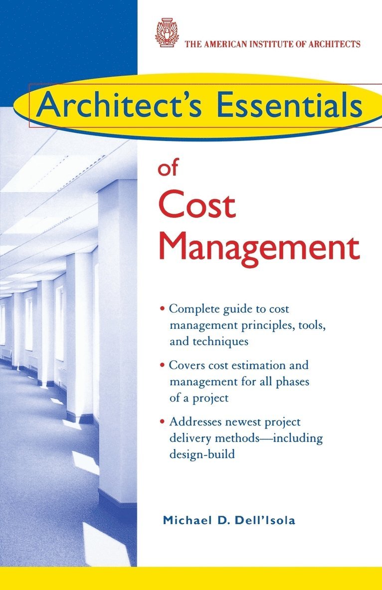Architect's Essentials of Cost Management 1