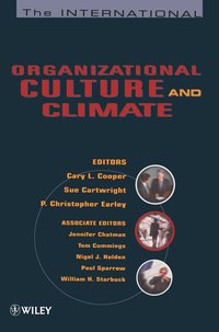 bokomslag The International Handbook of Organizational Culture and Climate