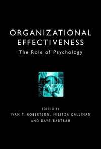 bokomslag Organizational Effectiveness