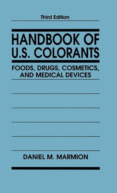 Daniel M. Marmion - Handbook of U.S. Colorants, Inbunden