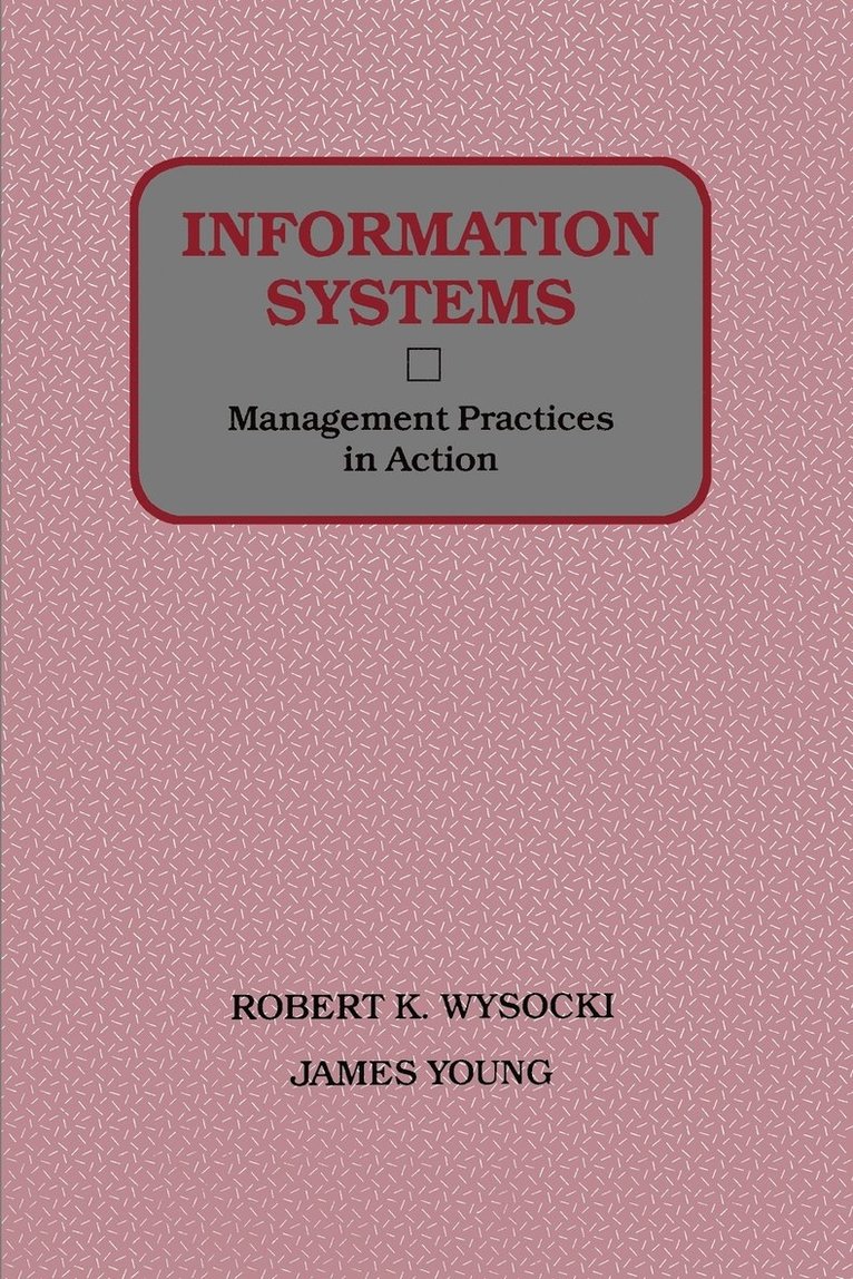 Robert K. Wysocki, James Young - Information Systems, Häftad