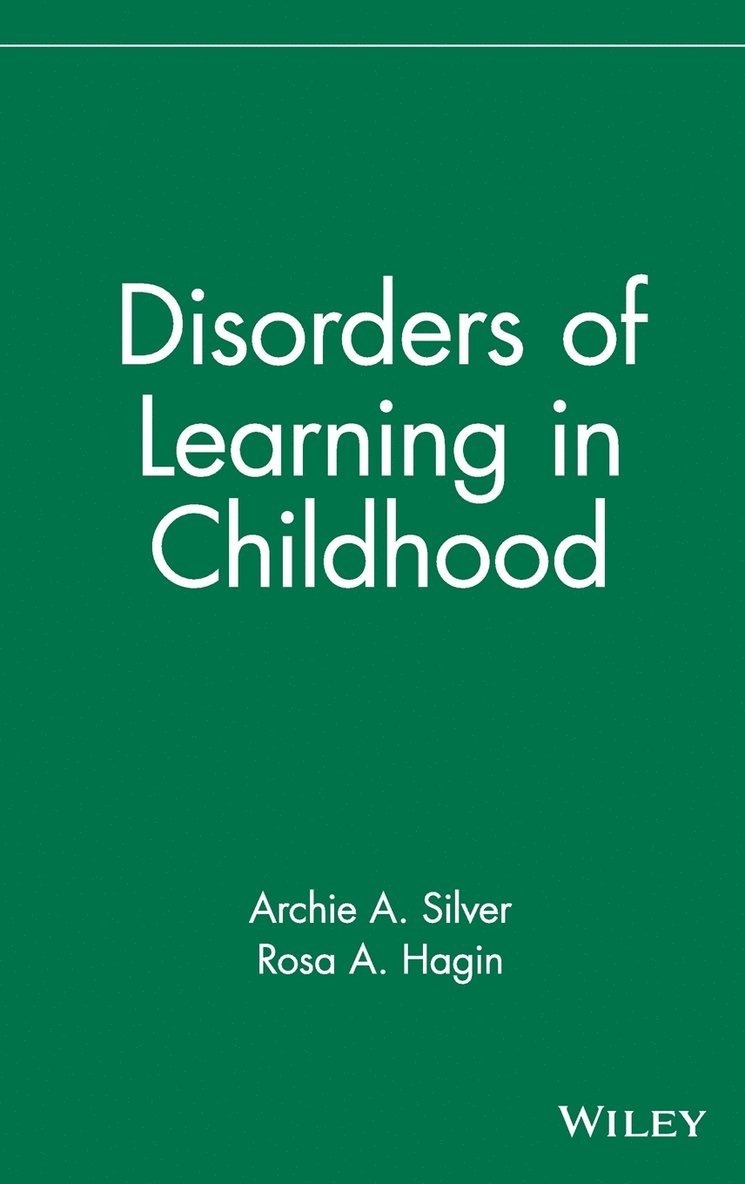 Disorders of Learning in Childhood 1