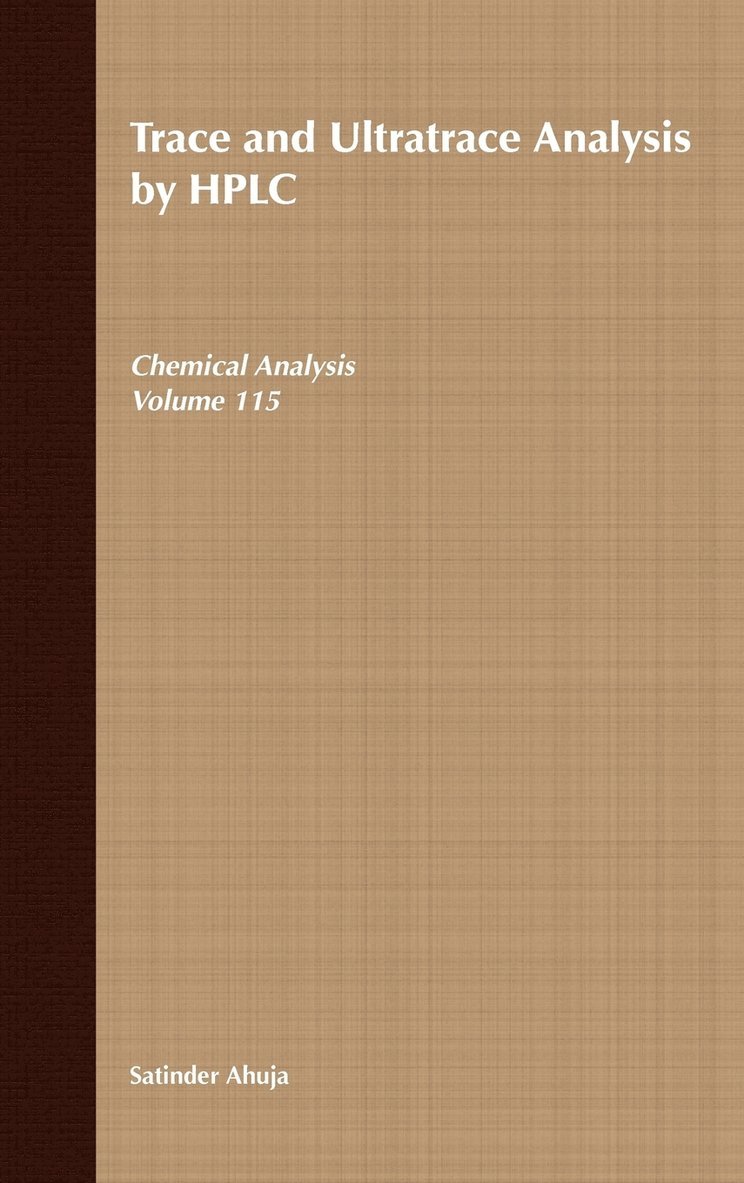 Trace and Ultratrace Analysis by HPLC