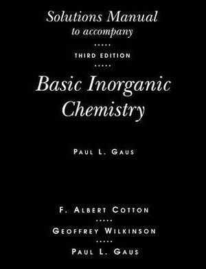 Solutions Manual T/A Basic Inorg Ch