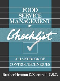 bokomslag Food Service Management by Checklist