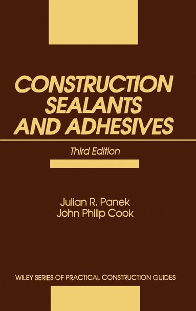 bokomslag Construction Sealants and Adhesives