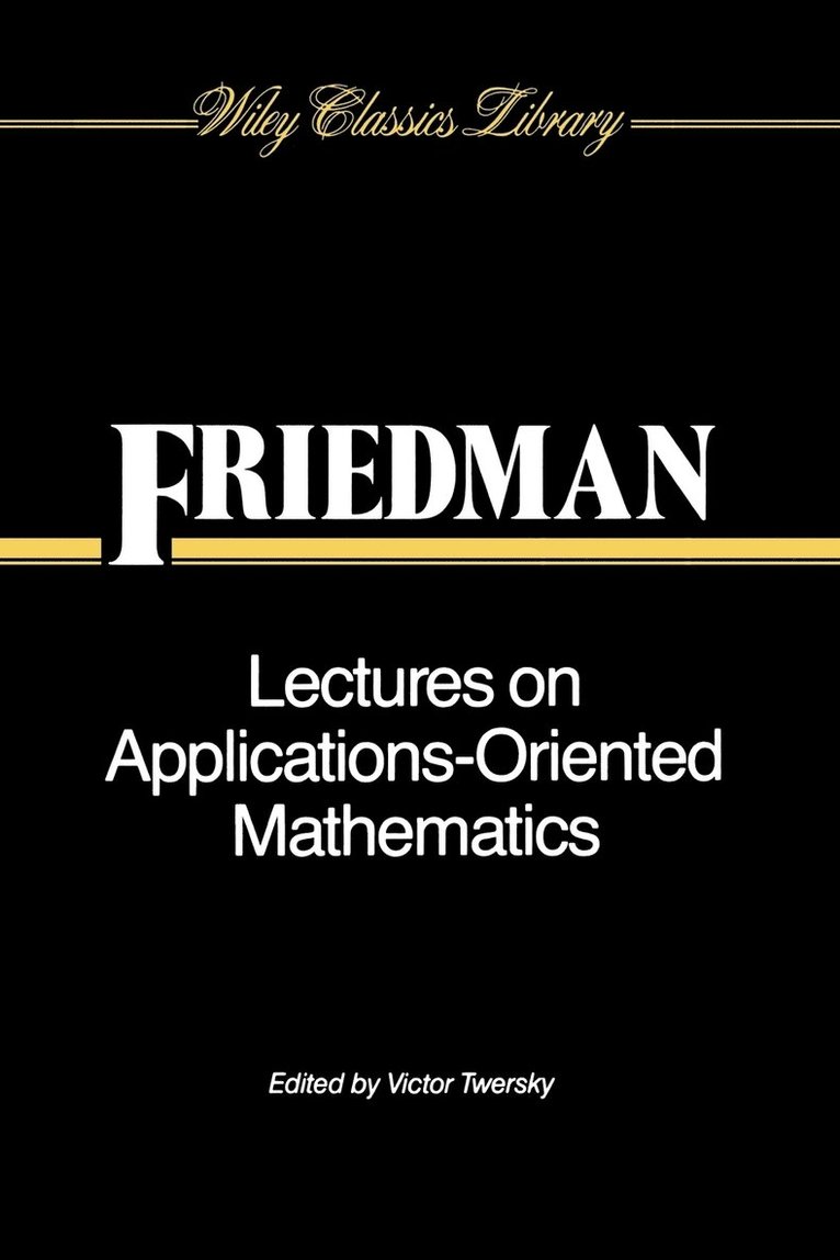Lectures on Applications-Oriented Mathematics 1