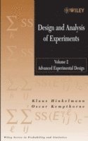 Design and Analysis of Experiments, Volume 2 1