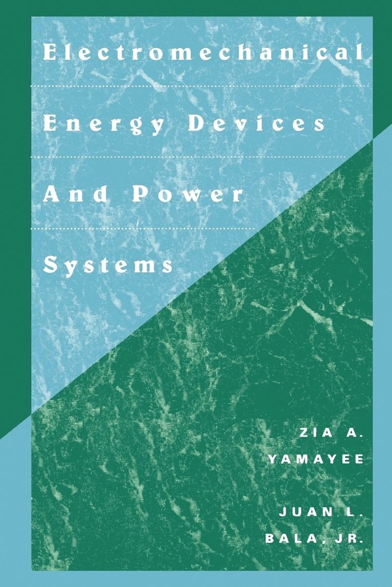 Electromechanical Energy Devices and Power Systems 1