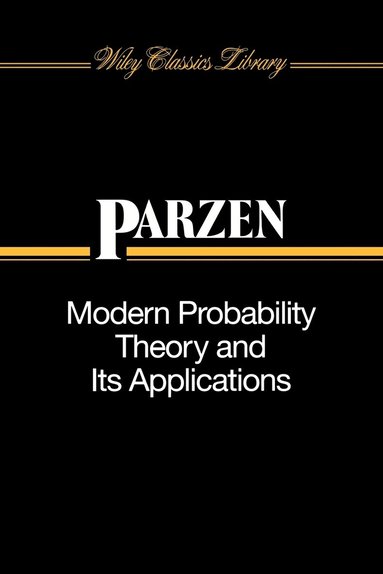 Emanuel Parzen - Modern Probability Theory and Its Applications, Häftad
