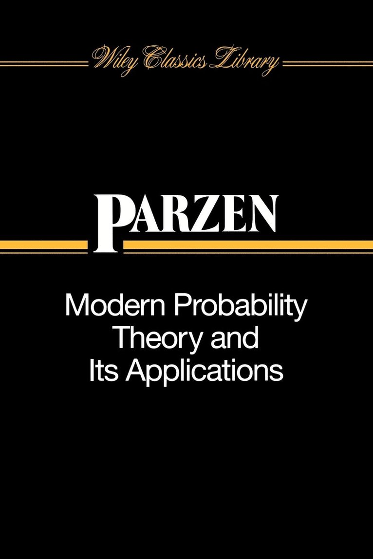 Modern Probability Theory and Its Applications 1