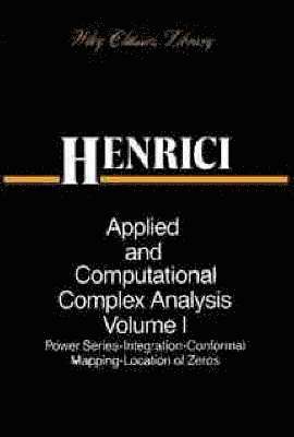 Peter Henrici - Applied and Computational Complex Analysis, 3 Volume Set, Häftad