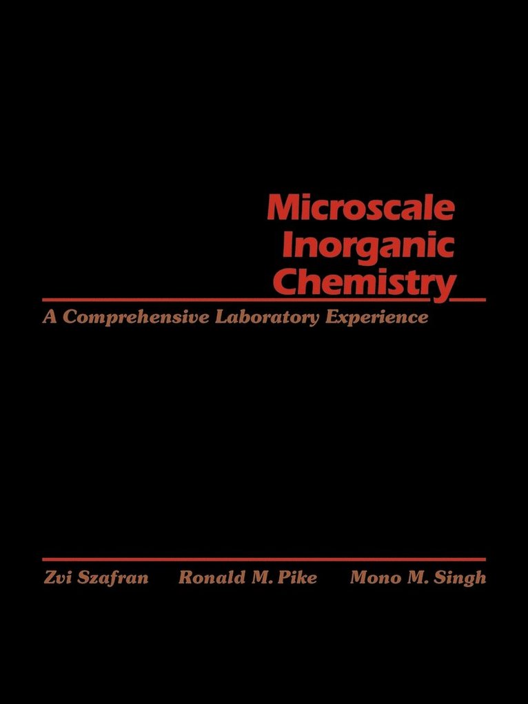 Microscale Inorganic Chemistry 1