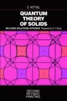 bokomslag Quantum Theory of Solids