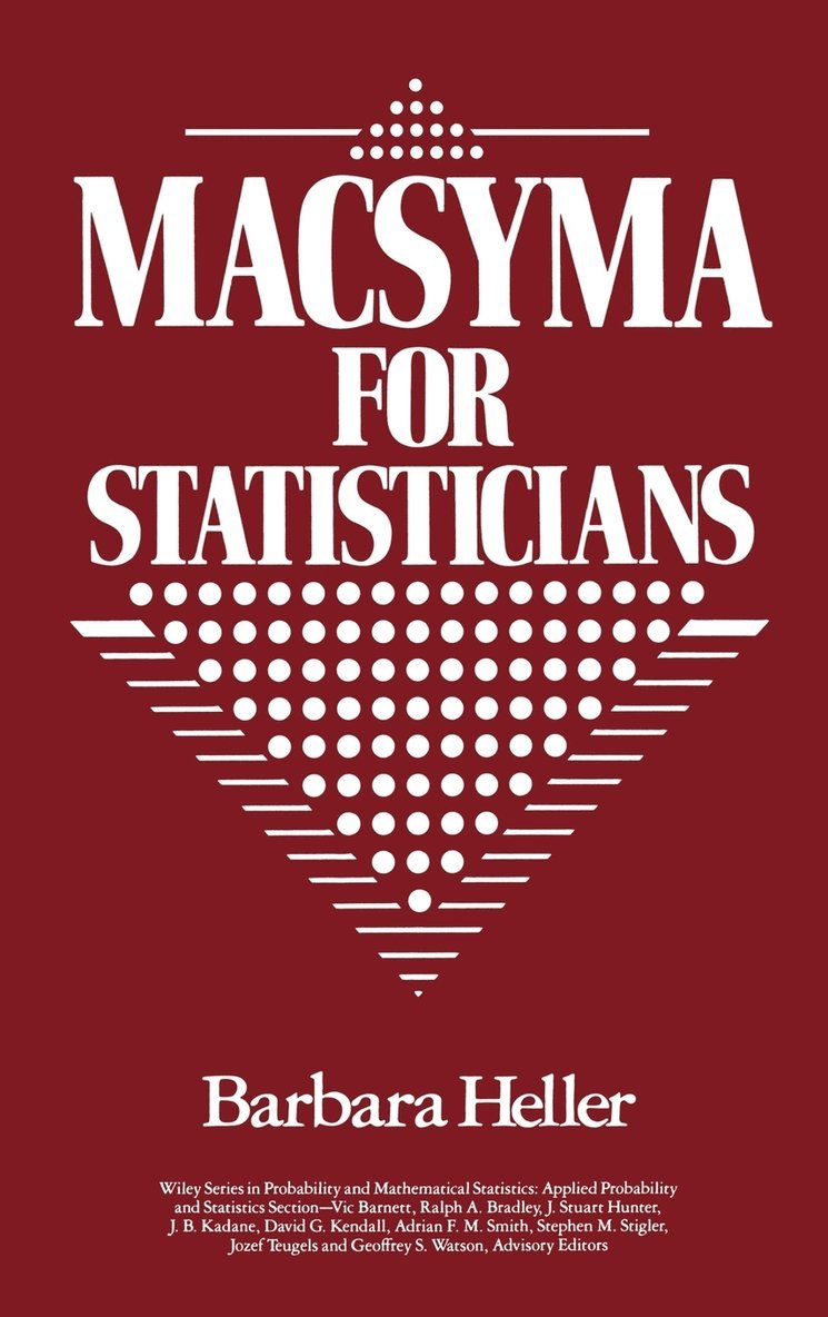 MACSYMA for Statisticians 1