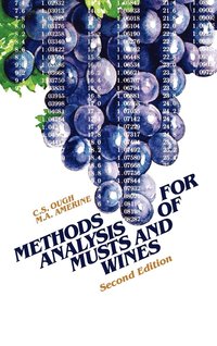 bokomslag Methods Analysis of Musts and Wines