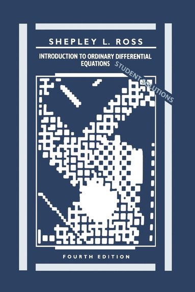 bokomslag Student Solutions Manual to accompany Introduction to Ordinary Differential Equations, 4e