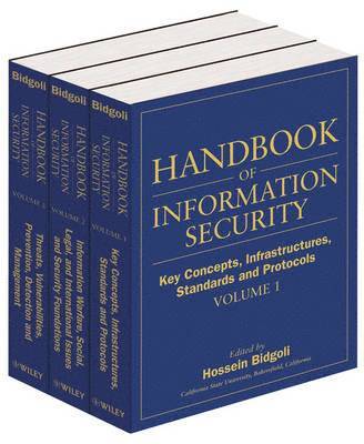 Editor:Hossein Bidgoli - Handbook of Information Security, 3-Volume Set,, Inbunden