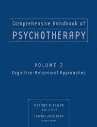 bokomslag Comprehensive Handbook of Psychotherapy, Cognitive-Behavioral Approaches