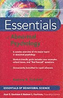 bokomslag Essentials of Abnormal Psychology
