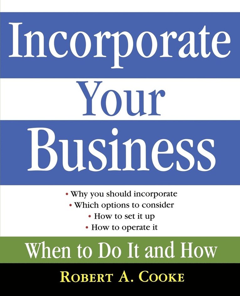 Incorporate Your Business 1