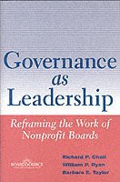 Governance as Leadership 1