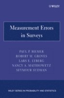 Paul P. Biemer, Robert M. Groves, Lars E. Lyberg, Nancy A. Mathiowetz, Seymour Sudman - Measurement Errors in Surveys, Häftad