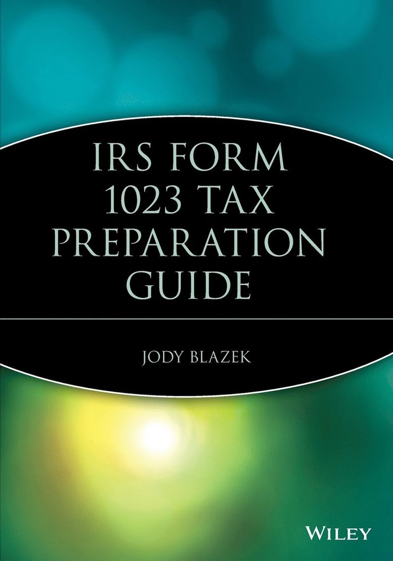 IRS Form 1023 Tax Preparation Guide 1