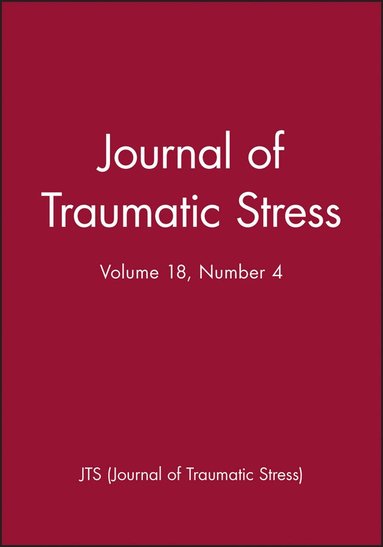 bokomslag Journal of Traumatic Stress 18:4