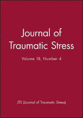 Journal of Traumatic Stress 18:4 1