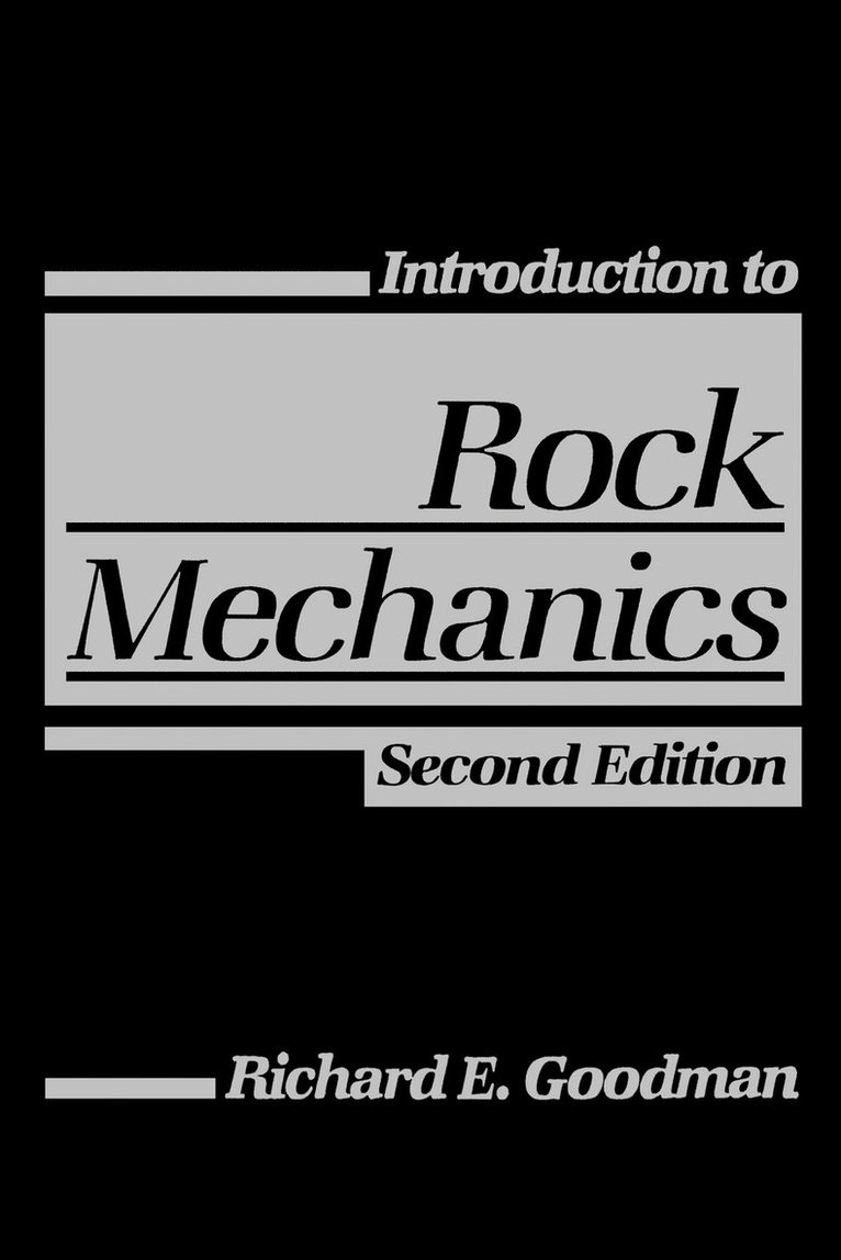 Introduction to Rock Mechanics 1