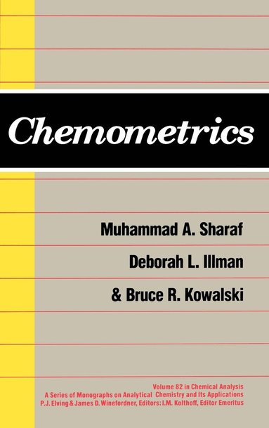 bokomslag Chemometrics