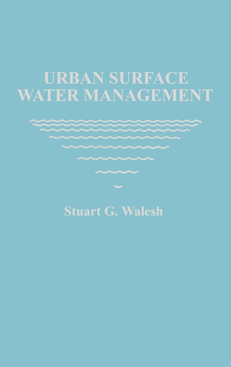 Urban Surface Water Management 1