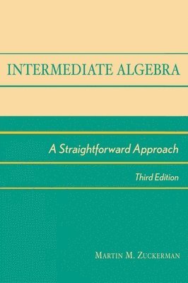 bokomslag Intermediate Algebra