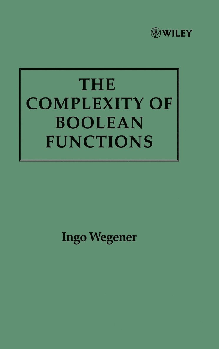 The Complexity of Boolean Functions 1